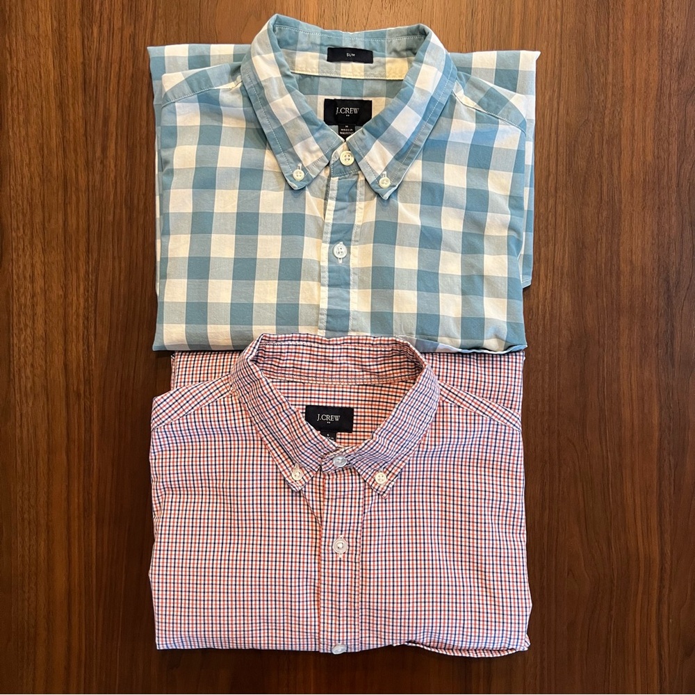 J. Crew Checkered Shirts